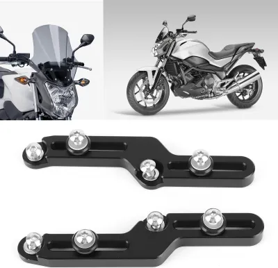 Image de Réglage du pare-brise de moto, kit de réglage du pare-brise, adapté à la Honda NC700S