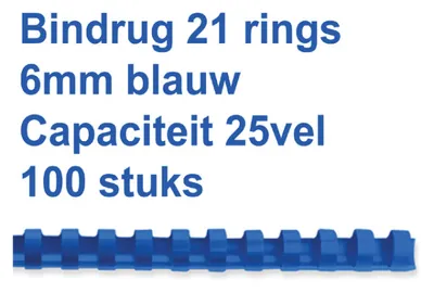 Obrázek produktu pro Fellowes 5345106, Modrá, 20 listy, Plast, 100 kusů