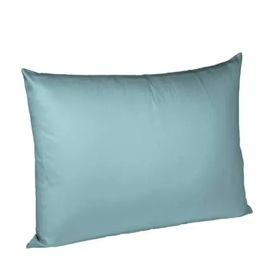 Produktbild von fleuresse Mako Satin Kissenbezug Colours Uni 40x60 cm Aqua