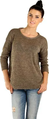 Produktbild von Damen Pullover Strickpullover Pulli; S/M; Cappuccino