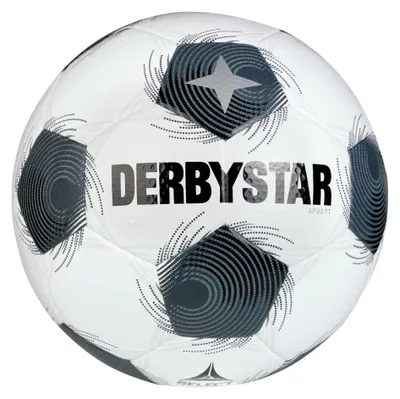 Imagen del producto de Derbystar Apus TT v26, balón de fútbol, blanco y negro, talla 5