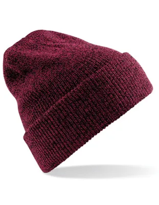Immagine prodotto di Cappello invernale Beechfield B425 | Heritage Beanie - Colore: Borgogna antico - Taglia: Unica