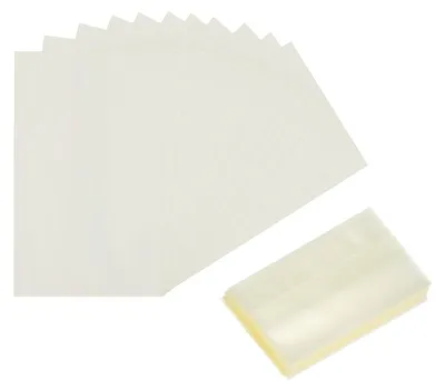 Krimpbanden 42x70 mm, PVC, transparent, 200 Stück
