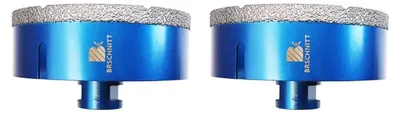 Obrázek produktu pro Diamantové vrtáky na dlaždice, 115 mm, závit M14, 2 kusy, pro úhlové brusky