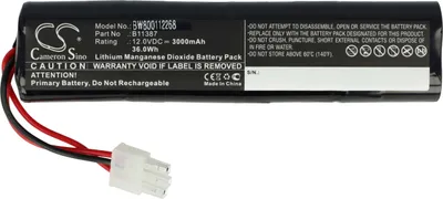 Produktbild von vhbw Batterie Ersatz für 00185-2, 001852, B11387, 8000-0807-01, 4032-001 für Medizintechnik (3000 mAh, 12 V, Li-MnO2)