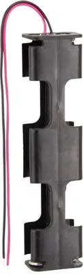 Produktbild von Batteriehalter, 4x Mignon, Anschlusslitzen 150mm