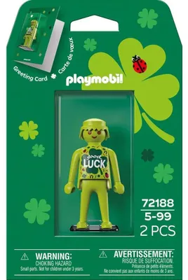 Obrázek produktu pro Pohlednice PLAYMOBIL: Hodně štěstí – Ostatní