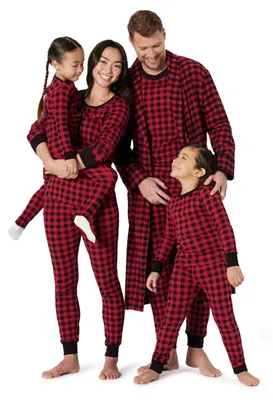 Obrázok produktu pre A. Základné unisex pyžamové súpravy pre bábätká, vhodné pre celú rodinu, vo voľnom strihu, vyrobené z jemnej látky
