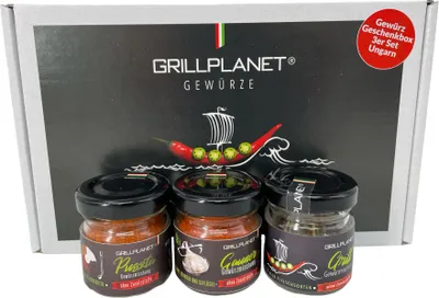 Produktbild von Grill Gewürze Geschenkset ungarisch Pusta Gauner Grill Gewürzmischung für Grill und Pfanne