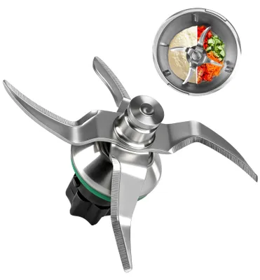 Ersatzmesser für Thermomix TM5, TM6, TM7 – Edelstahl, Nylonboden