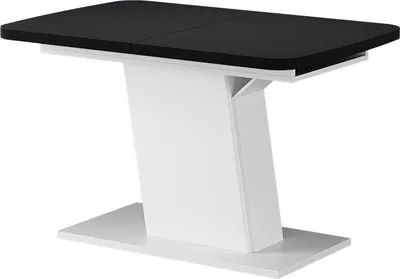 Produktbild von Esstisch Vicco Fenaro Schwarz/Weiß 120 x 80 cm ausziehbar, Model 56600