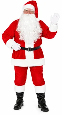 Produktbild von Premium Weihnachtsmannkostüm rot mit Nicki-Plüsch, Gr. M-XXXXL, Größe:XXL
