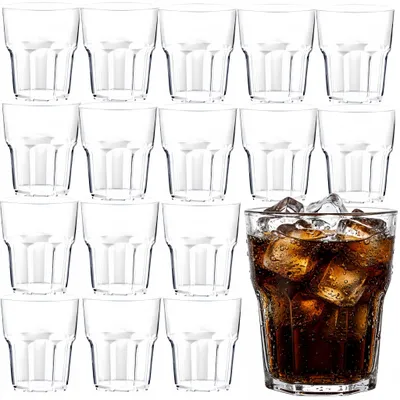 Produktbild von Wassergläser - 8er Set 260ml - Für Camping Outdoor und Alltag - Kunststoff Transparent