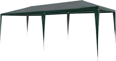 Produktbild von Partyzelt 3x6 m PE Grün Bierzelt Garten Pavillion Faltpavillon Pavillon Camping Pavillon Wasserdicht