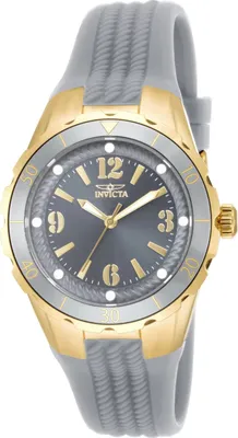 Obrázek produktu pro Invicta Angel 17483 Dámské Hodinky - Quartz Hnutí - Nerezová Ocel se Šedým Ciferníkem - 38 mm