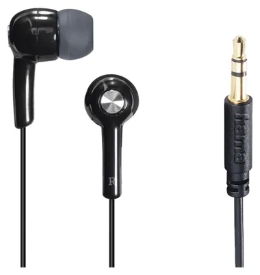 Obrázek produktu pro Hama Gloss, Kabel, Hudba, 20 - 20000 Hz, Sluchátka, Černá, Šedá