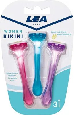 Immagine prodotto di Lea, Donna Bikini, Rasoio da barba, 3 pezzi (PRODOTTO DALLA GERMANIA)