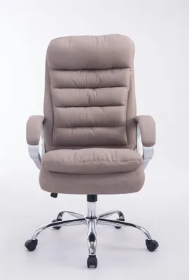 Produktbild von CLP Bürostuhl XXL Vancouver  Stoff Belastbarkeit bis zu 235 kg taupe
