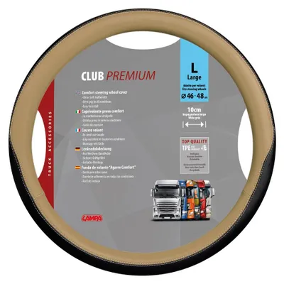 Produktbild von Lampa Lenkradabdeckung, Lenkradbezug Club, Ø 46/48 cm (Beige)