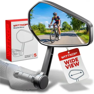 Productafbeelding van Fietsspiegel links - E-bike - Convex - 360 graden draaibaar