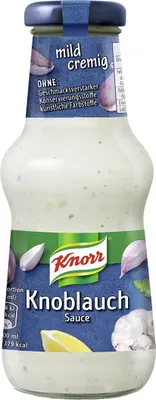 Produktbild von Knorr Schlemmersauce Knoblauch cremig genüssliche Sauce 250ml