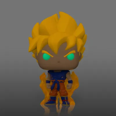 Image de Dragon Ball Z - Super Sauyan Goku Première Apparition 860 Edition Spéciale Brille dans le Noir - Funko Pop  - Vinyl Figur