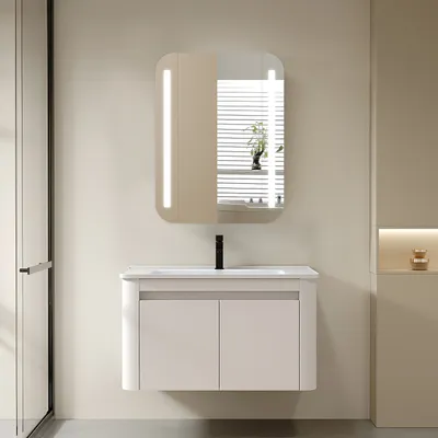 Obrázek produktu pro Zrcadlová sk?í?ka s osv?tlením Talos Black Linea 60x70cm - koupelnová zrcadlová sk?í?ka se 2 policemi - hliník - zrcadlová zadní st?na