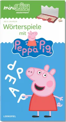 Produktbild von miniLÜK. Kindergarten/Vorschule Wörterspiele mit Peppa Pig