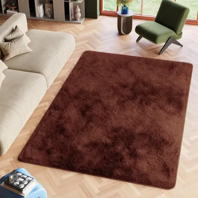 Image de Tapis SILK Moderne Marron Salon ÖKOTEX 120 x 170 cm