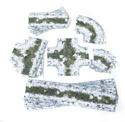 Immagine prodotto di Strade fangose in inverno - Set di tessuti antiscivolo per strade (larghezza 7,6 cm / 3")