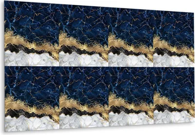Obrázok produktu pre Sea Abstraction - Samolepiace obklady - PVC obklady - Vinylové samolepiace obklady - 3D obklady bez vŕtania - Tapety do kuchyne a kúpeľne - Samolepiaca fólia na obklady - 100x50 cm