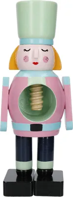 Produktbild von Nussknacker, Holz, Soldat, Frau, handbemalt - KitchenCraft | The Nutcracker Collection
