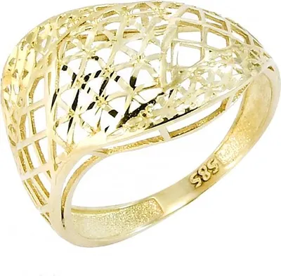 Produktbild von Goldring 14 Karat, Modell Glare1124, Ringgröße 51, Höhe 20,3 mm, Breite 18,8 mm