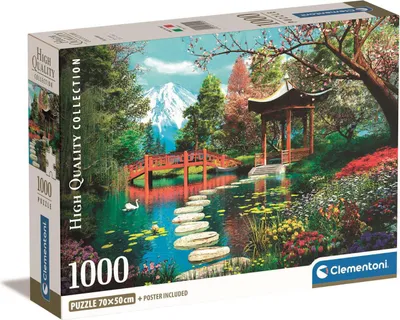 Image de Puzzle CLE 1000 Compact Fuji Jardin 39910