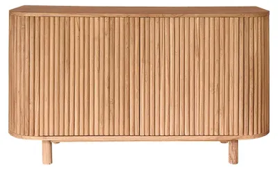 Produktbild von Waschbeckenunterschrank aus massivem Teakholz