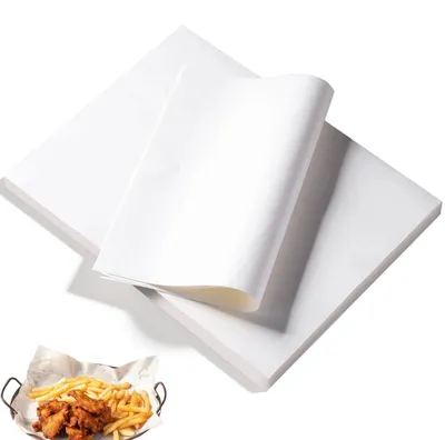Produktbild von 200 Blatt Käsepapier, 22 x 33 cm, Wachspapier, Backpapier, frei von Schadstoffen, für Sandwiches, Pommes frites, Hamburger und Gebäck.