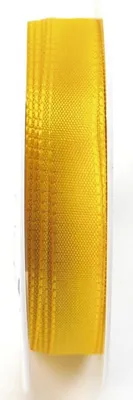 Produktbild von Goldina® 8445015100050 Basic Taftband - 15 mm x 50 m, gelb