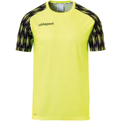Produktbild von Uhlsport Reaction Torwart Trikot Set Kinder - Neongelb / Schwarz  | Größe: 128