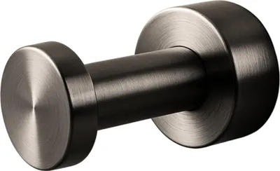Produktbild von Balneo | Handtuchhaken Edelstahl anthrazit GUN METAL | Badezimmerhaken QUBE Rostfrei | Wandhaken für Badezimmer