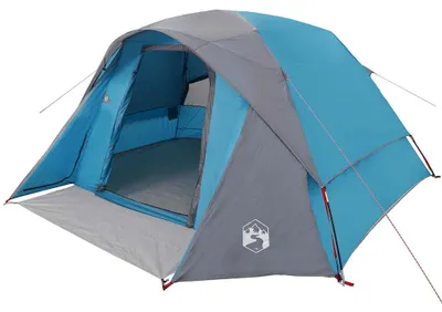 Immagine prodotto di vidaXL Tenda familiare per 6 persone Blu Impermeabile