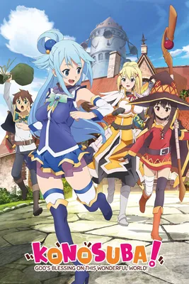 Produktbild von Konosuba - Key Art - Manga Anime Serie - Poster - 61x91,5 cm