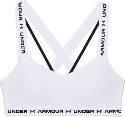 Produktbild von UNDER ARMOUR Crossback Low Sport-BH Damen 100 - white/black/black S