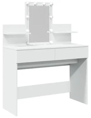 Obrázok produktu pre vidaXL Toaletný stolík s LED osvetlením biely 100x40x130 cm