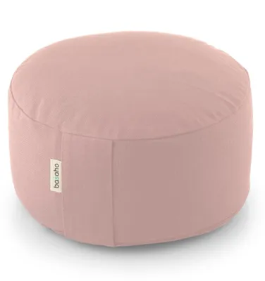 Imagen del producto de Cojín de meditación Zafu, relleno de cáscara de trigo sarraceno, 30x30x15 cm, ideal para yoga y relajación