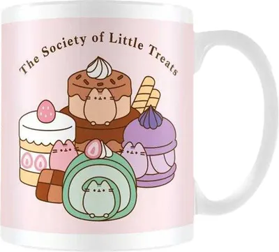Image de Pusheen - "Sweet Moments" Kaffeebecher PM12293 (12 cm x 8,7 cm x 10,5 cm) (Weiß/Pink)