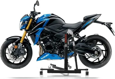 Image de Béquille centrale CS Power Evo pour Suzuki GSX-S 750 17-21 Noir