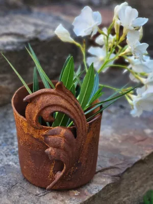 Productafbeelding van Edelrost plantenpot, decoratief, klein