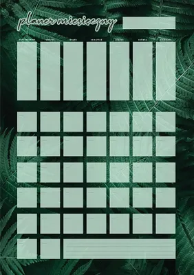Image de Calendrier magnétique pour réfrigérateur, 30 x 42,5 cm