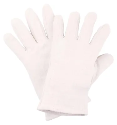 Produktbild von NITRAS Baumwoll-Jersey-Handschuhe, naturfarben Baumwoll-Jersey, Größe 8 | Packung (12 Paare)