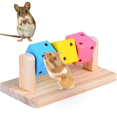 Productafbeelding van Hamer voor Hamster en Cavia - Houten Speelgoed